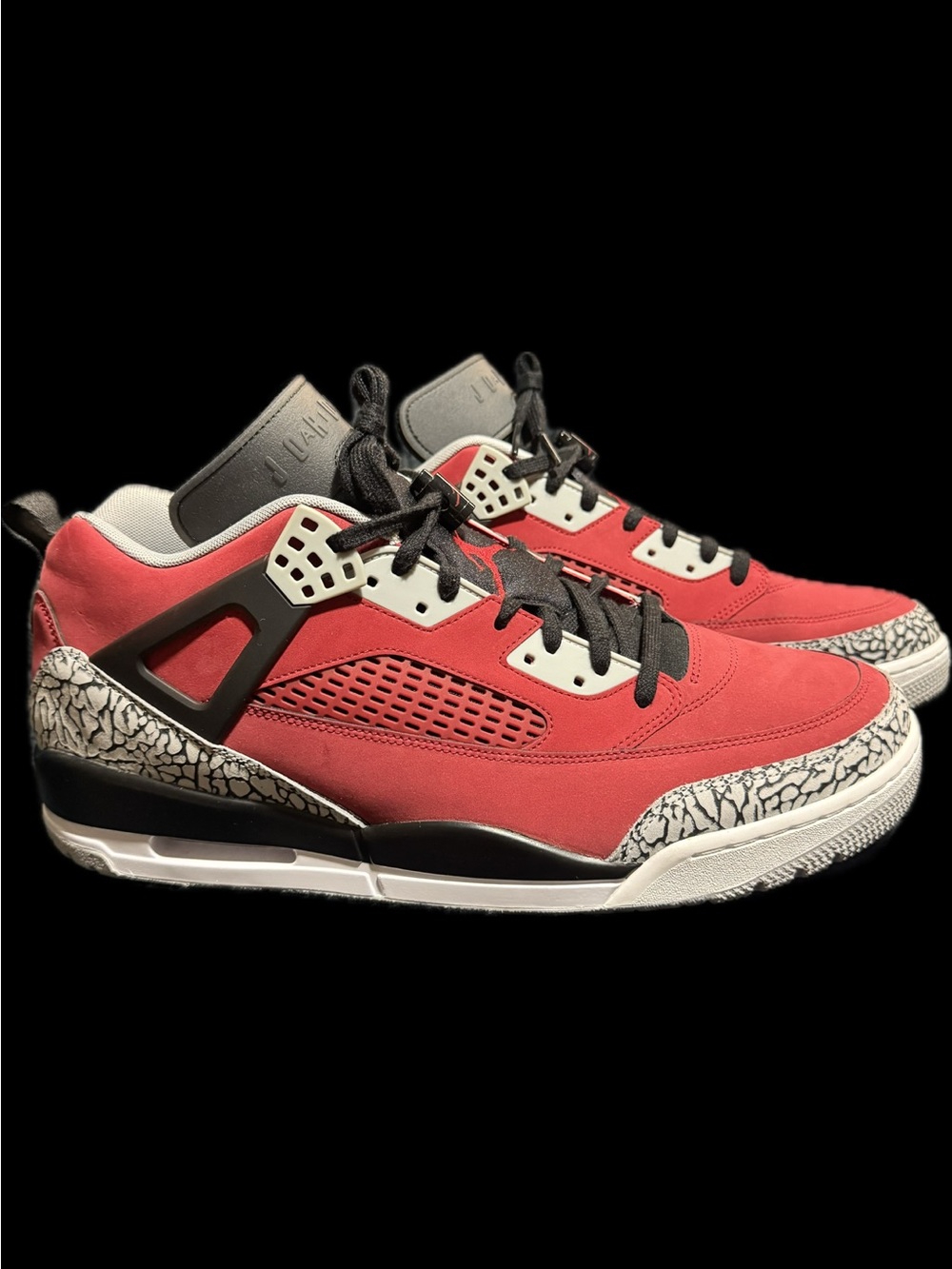 Nike Air Jordan 4 Retro Spizike Toro Low Men’s Shoes - Red/Black/White